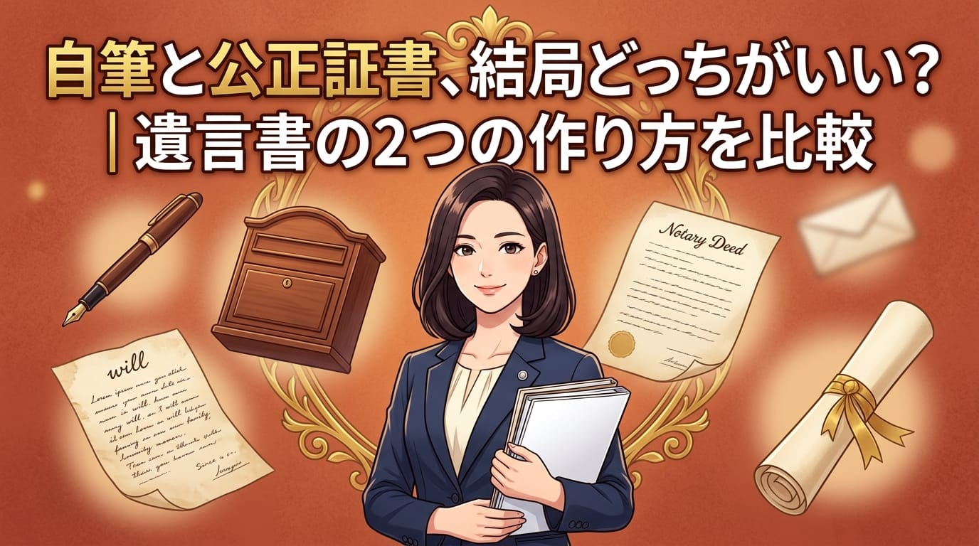 遺言書の作成支援を解説する松戸市・柏市の「相続・遺言と家のなんでも相談室」のアイキャッチ画像