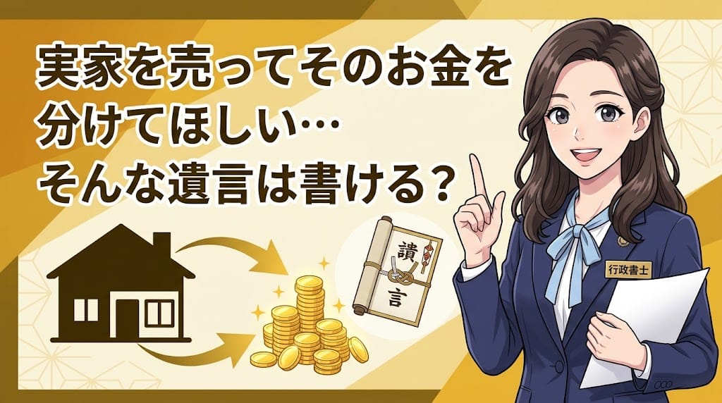 清算型遺贈の仕組みと遺言執行者・税金の注意点を解説する柏市の行政書士だいち法務事務所のアイキャッチ画像