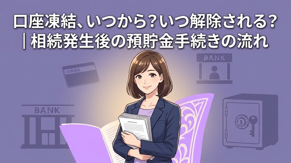 口座凍結と預貯金の払戻し制度を解説する松戸市・柏市の「相続・遺言と家のなんでも相談室」のアイキャッチ画像