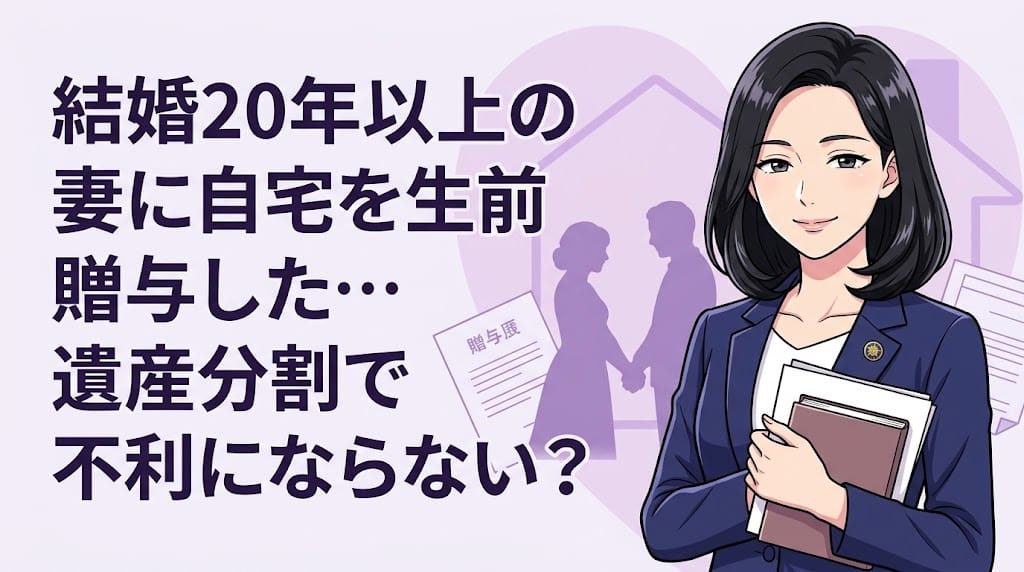 持ち戻し免除の意思表示推定制度を解説する柏市の行政書士だいち法務事務所のアイキャッチ画像