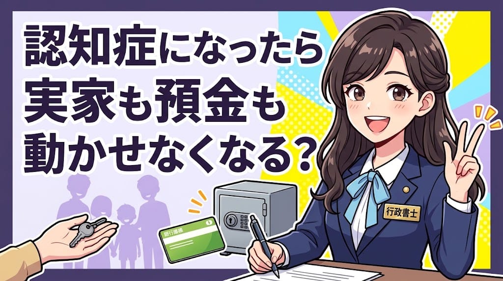 家族信託の仕組み・費用相場・成年後見制度との違いを解説する柏市の行政書士だいち法務事務所のアイキャッチ画像